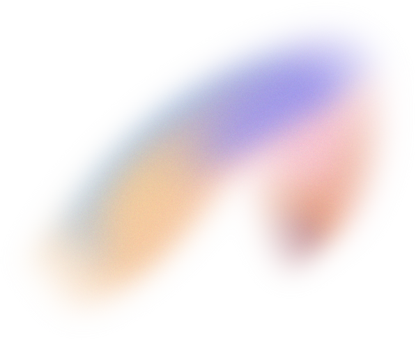 Glowy Gradient Abstract Brush Stroke Blob